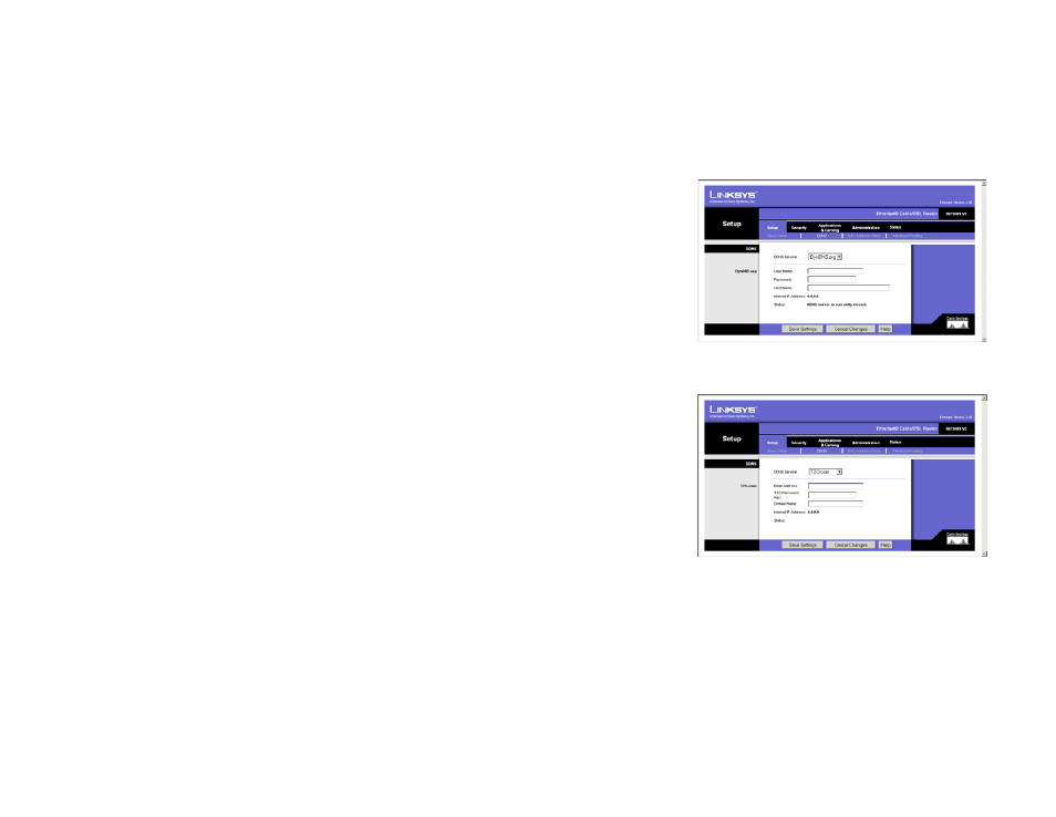 Mac address clone | Linksys BEFSR81 User Manual | Page 30 / 72