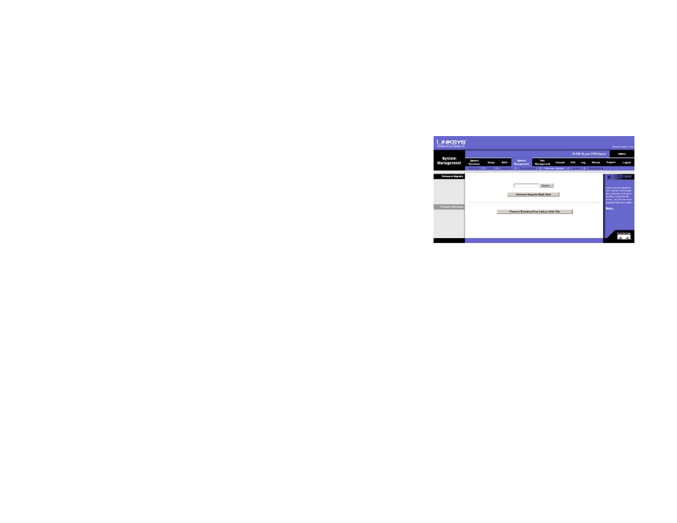 Appendix b: upgrading firmware | Linksys RV016 User Manual | Page 108 / 127