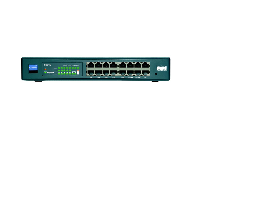 Chapter 3: getting to know the router | Linksys RV016 User Manual | Page 19 / 127