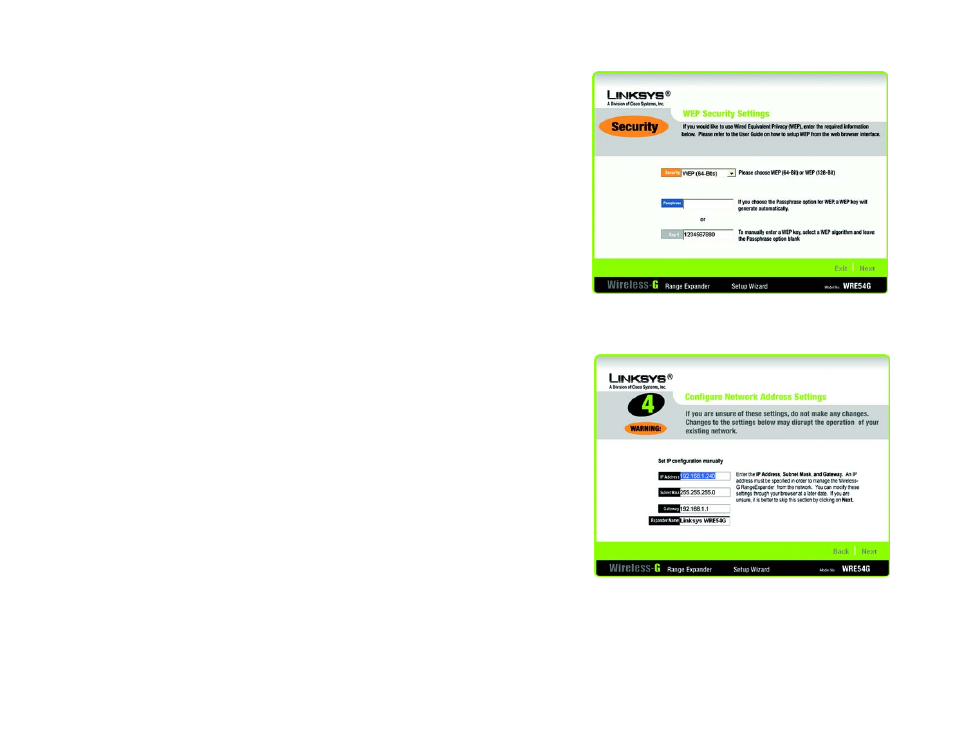 Linksys WRE54G User Manual | Page 16 / 41