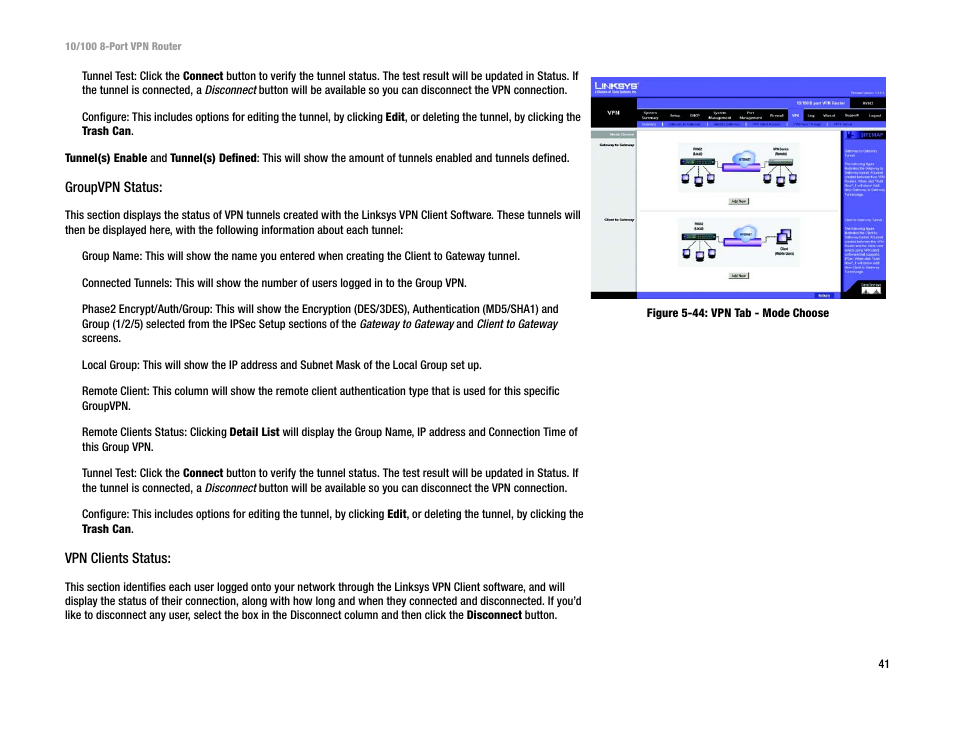 Linksys RV082 User Manual | Page 50 / 105