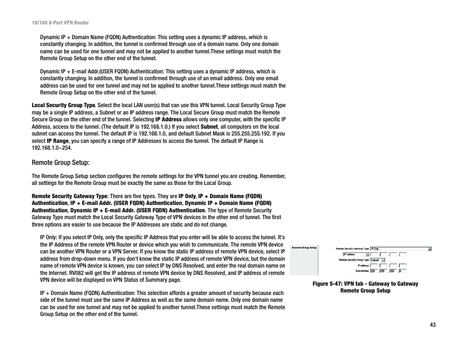 Linksys RV082 User Manual | Page 52 / 105