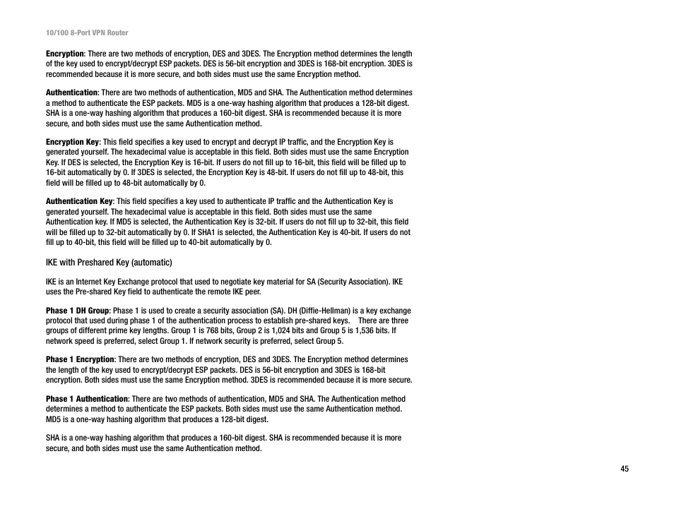 Linksys RV082 User Manual | Page 54 / 105