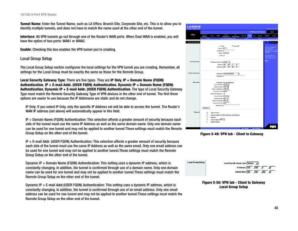 Linksys RV082 User Manual | Page 57 / 105