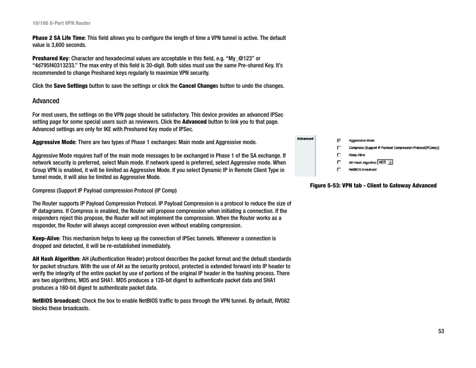 Linksys RV082 User Manual | Page 62 / 105