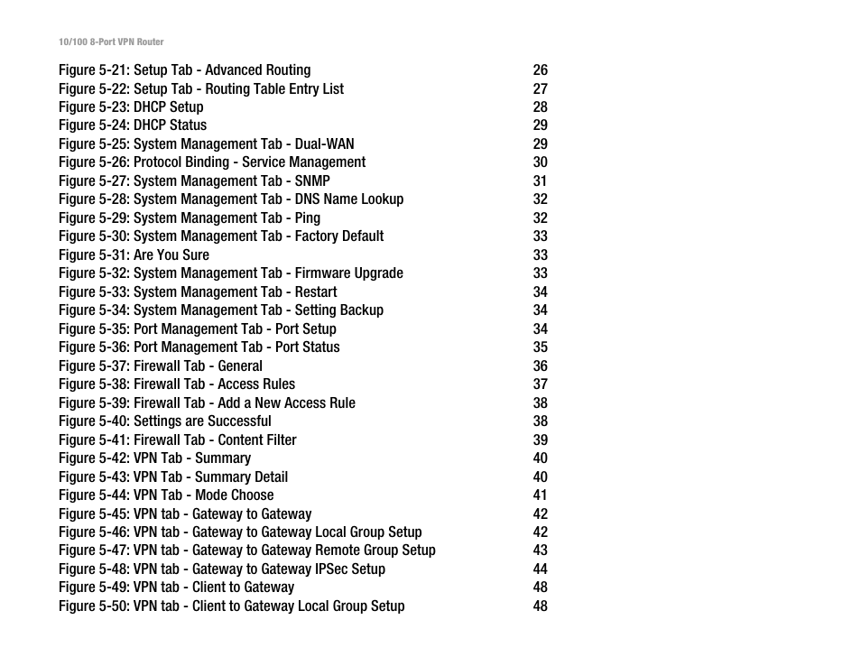 Linksys RV082 User Manual | Page 7 / 105