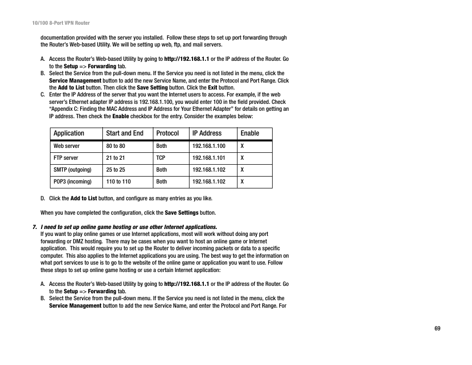 Linksys RV082 User Manual | Page 78 / 105