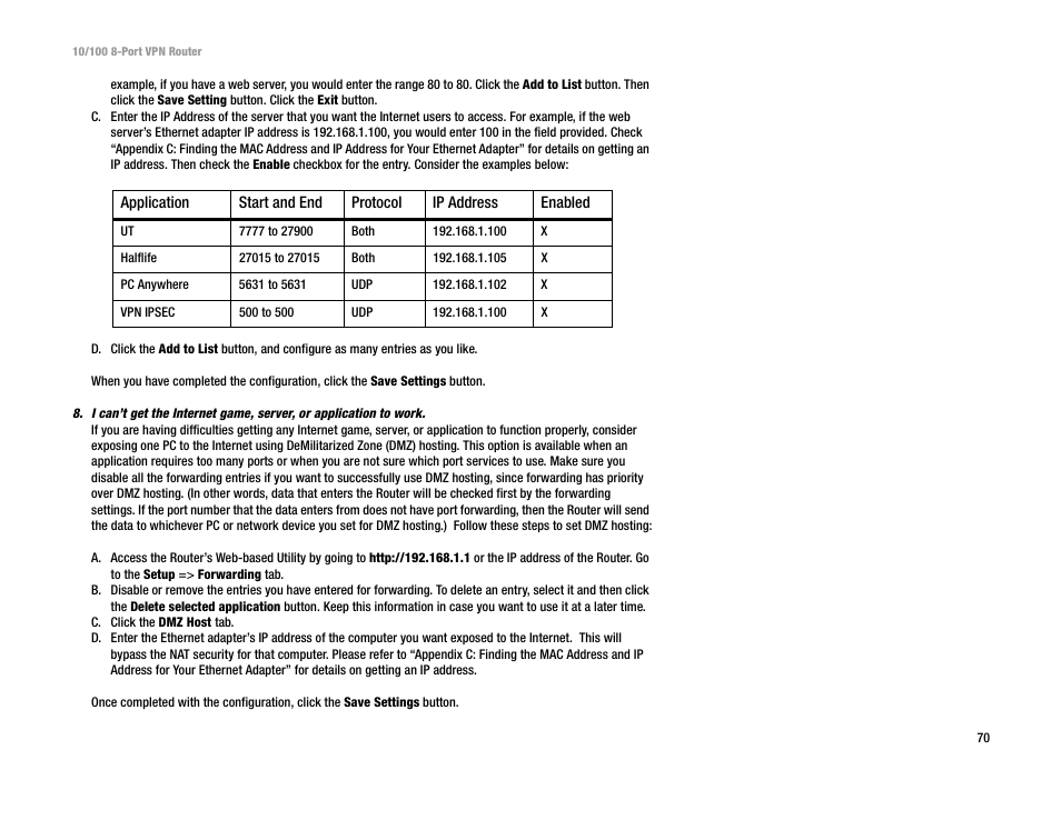Linksys RV082 User Manual | Page 79 / 105