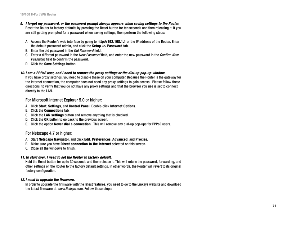 Linksys RV082 User Manual | Page 80 / 105