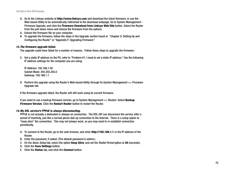 Linksys RV082 User Manual | Page 81 / 105