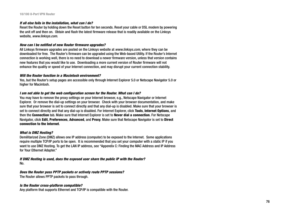 Linksys RV082 User Manual | Page 85 / 105