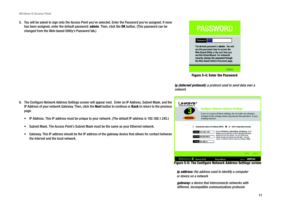 Linksys WAP54G v2 User Manual | Page 17 / 59