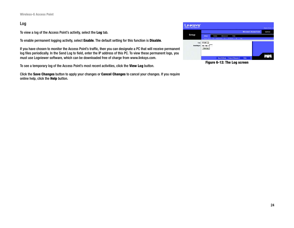 Linksys WAP54G v2 User Manual | Page 30 / 59