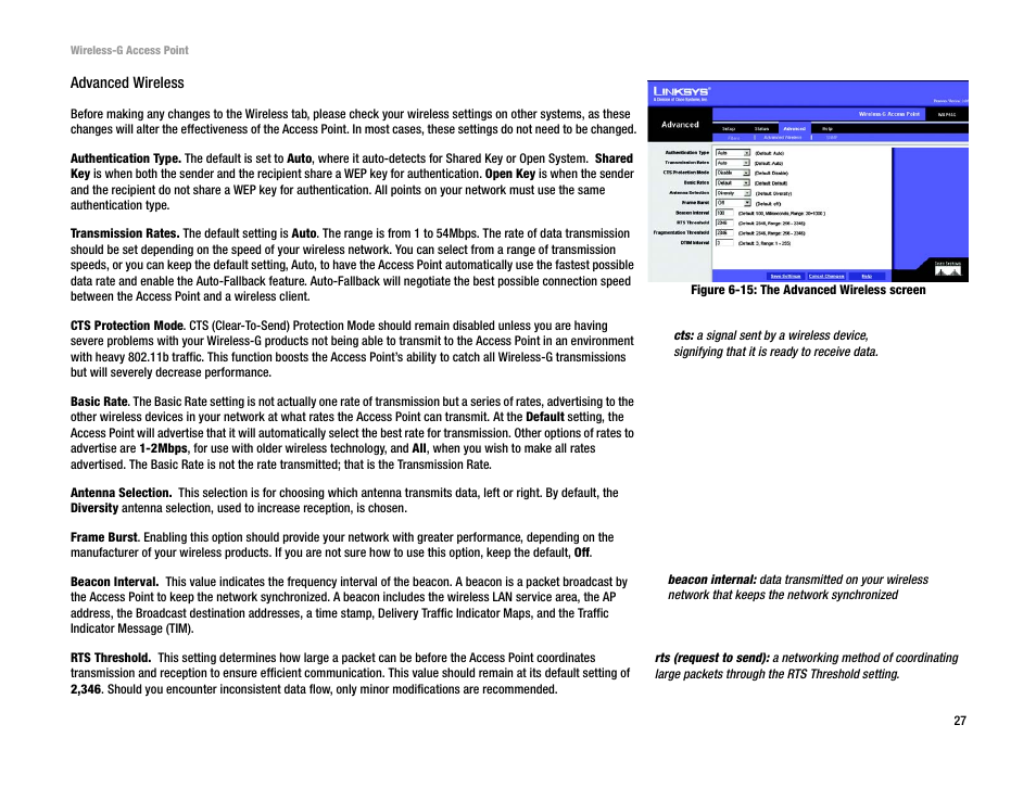 Linksys WAP54G v2 User Manual | Page 33 / 59