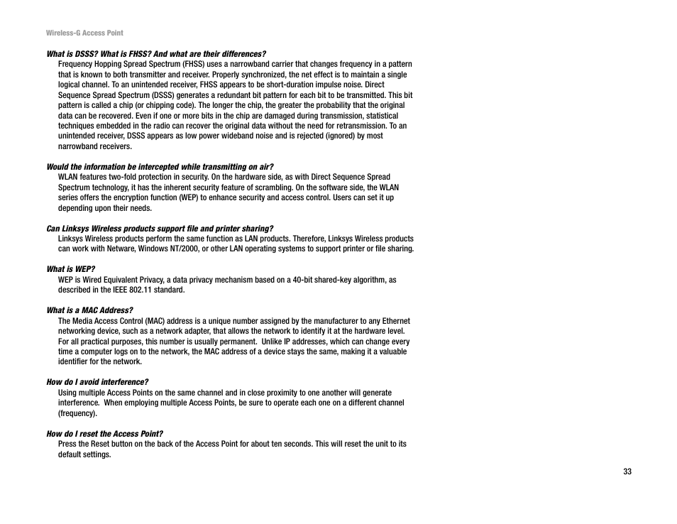 Linksys WAP54G v2 User Manual | Page 39 / 59