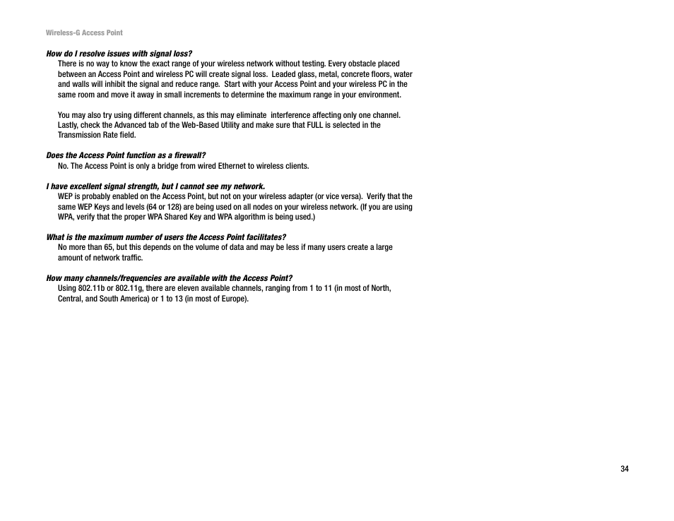 Linksys WAP54G v2 User Manual | Page 40 / 59