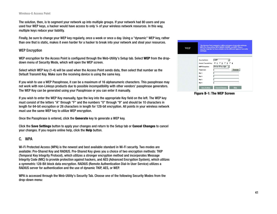 Linksys WAP54G v2 User Manual | Page 47 / 59