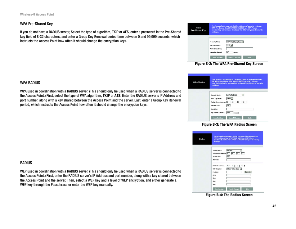 Linksys WAP54G v2 User Manual | Page 48 / 59
