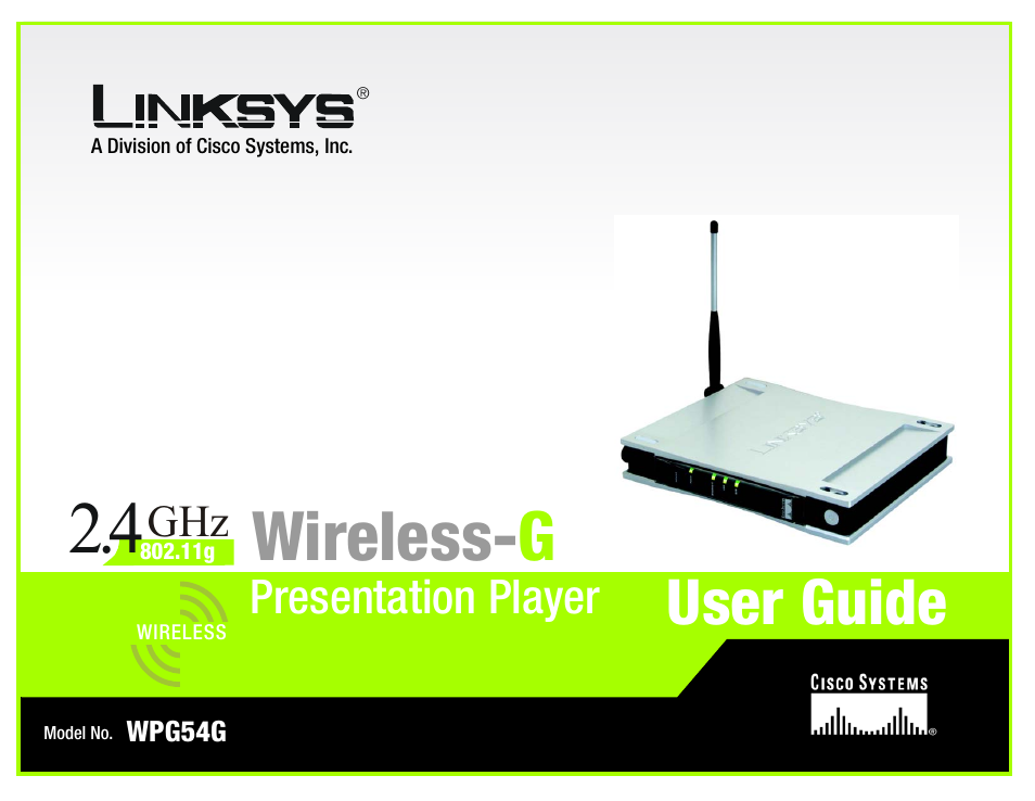 Linksys WPG54G User Manual | 56 pages