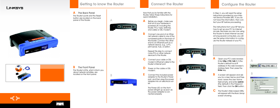 Linksys ETHERFAST BEFVP41 V2 User Manual | 2 pages