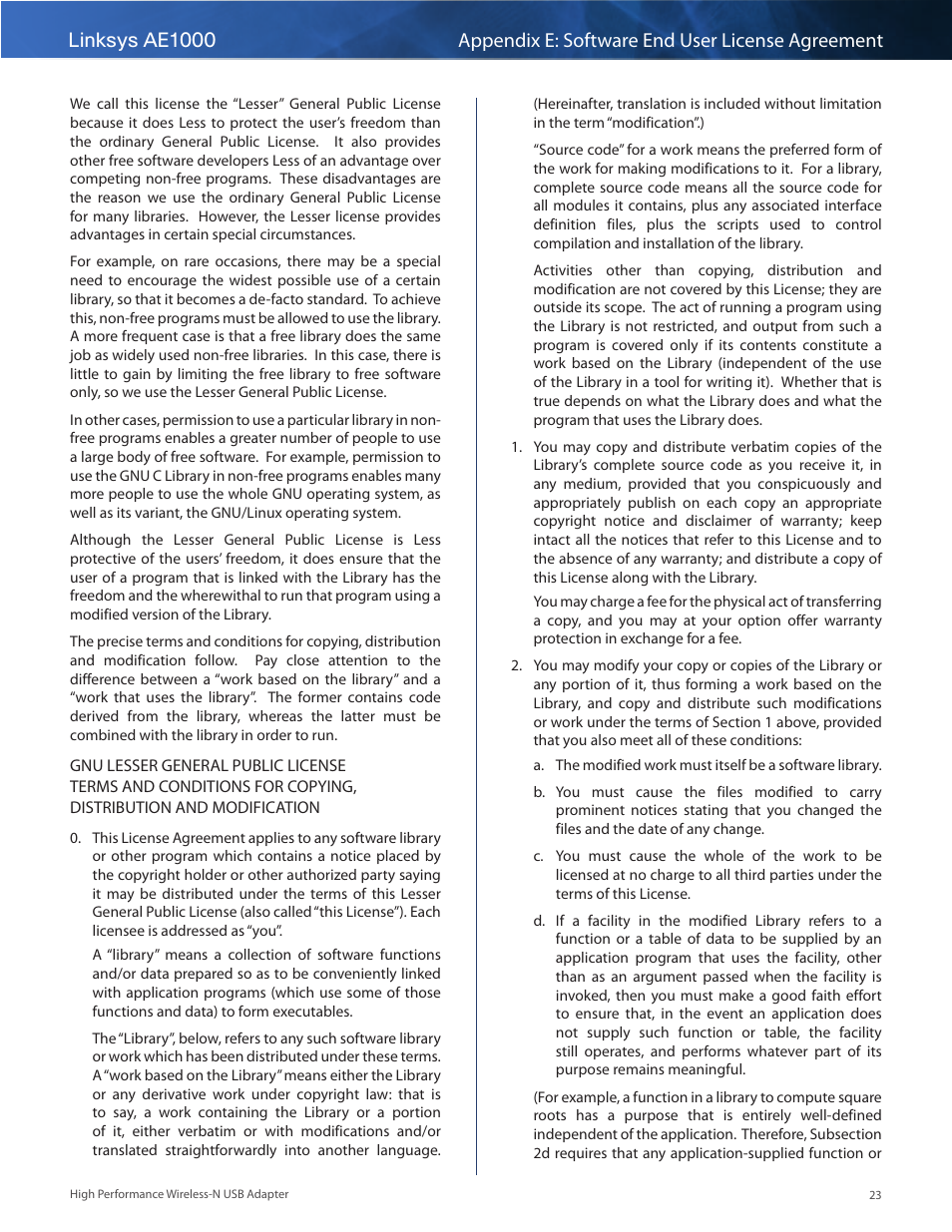 Linksys AE1000 User Manual | Page 25 / 31