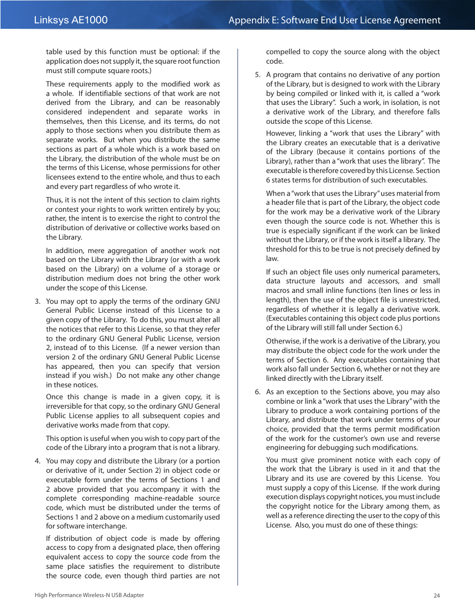 Linksys AE1000 User Manual | Page 26 / 31