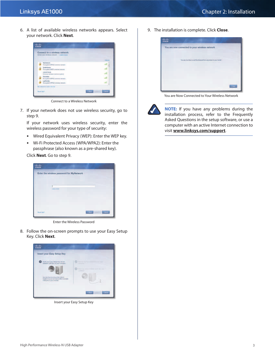 Linksys AE1000 User Manual | Page 5 / 31