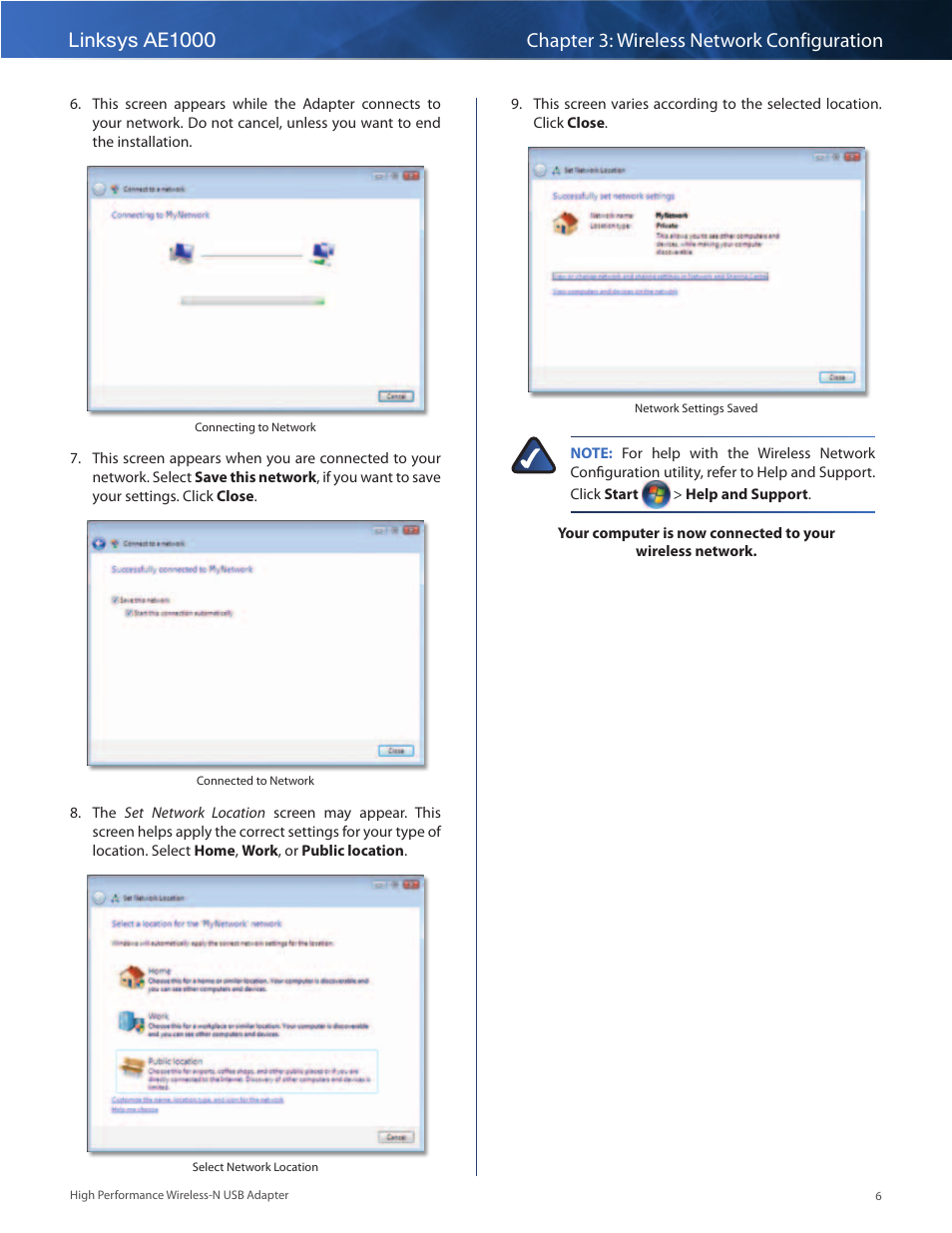 Linksys AE1000 User Manual | Page 8 / 31
