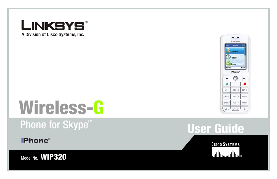Linksys iPhone WIP320 User Manual | 81 pages