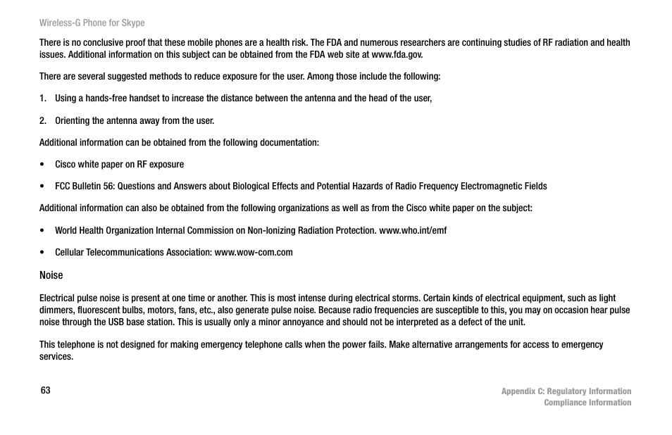 Linksys iPhone WIP320 User Manual | Page 70 / 81