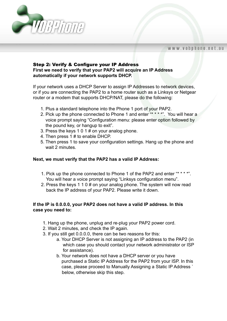 Linksys 2 User Manual | Page 2 / 4