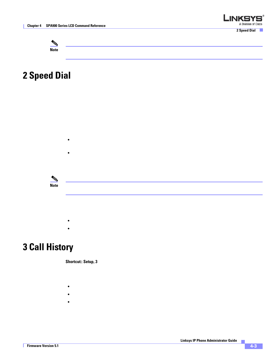 2 speed dial, 3 call history | Linksys SPA 900 User Manual | Page 90 / 165