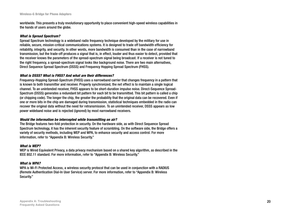 Linksys WBP54G User Manual | Page 25 / 50