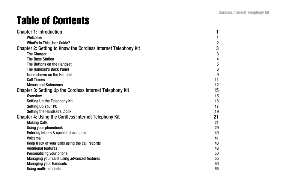 Linksys CIT200 User Manual | Page 4 / 100