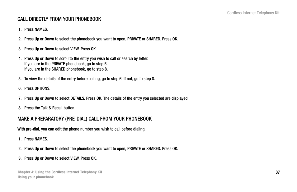 Linksys CIT200 User Manual | Page 44 / 100