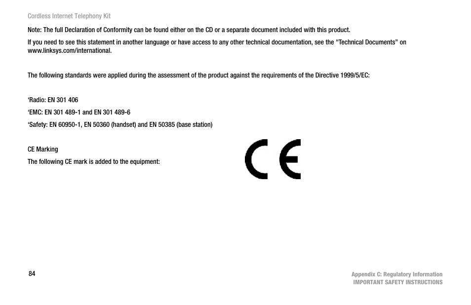 Linksys CIT200 User Manual | Page 91 / 100