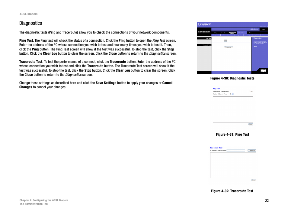 Diagnostics | Linksys AM200 User Manual | Page 27 / 50