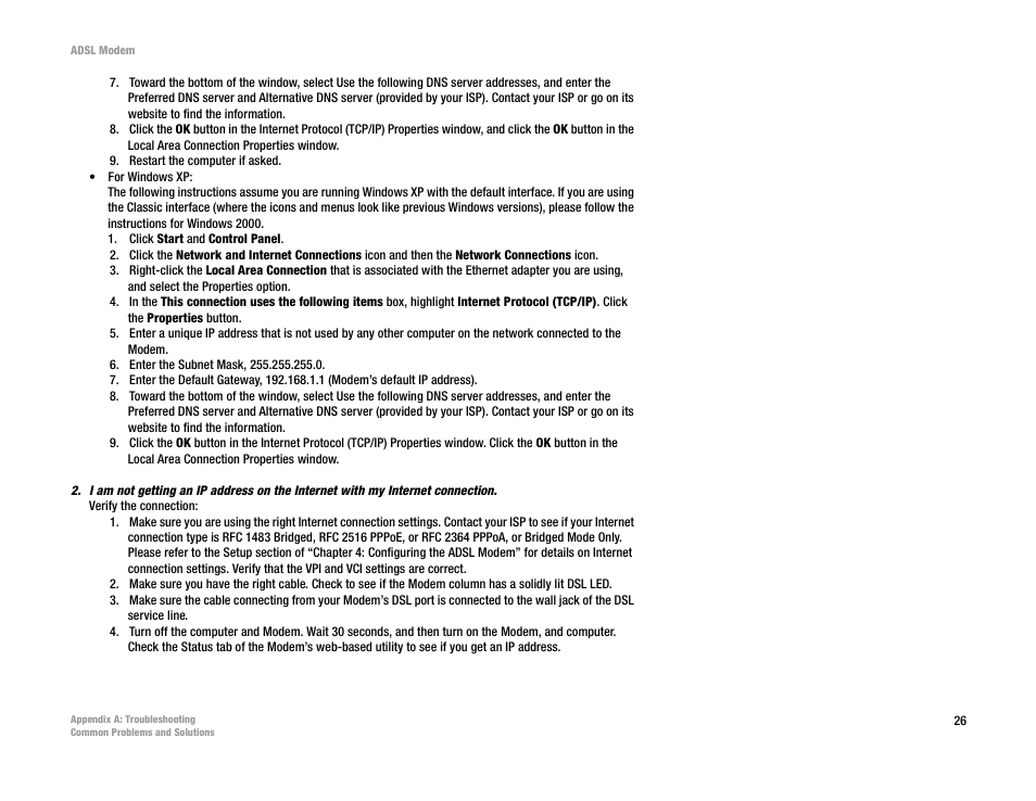 Linksys AM200 User Manual | Page 31 / 50