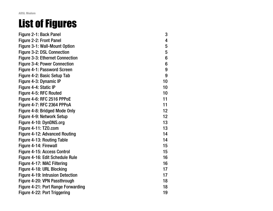 List of figures | Linksys AM200 User Manual | Page 4 / 50