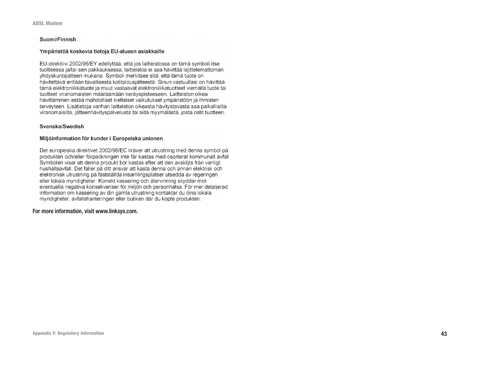 Linksys AM200 User Manual | Page 48 / 50