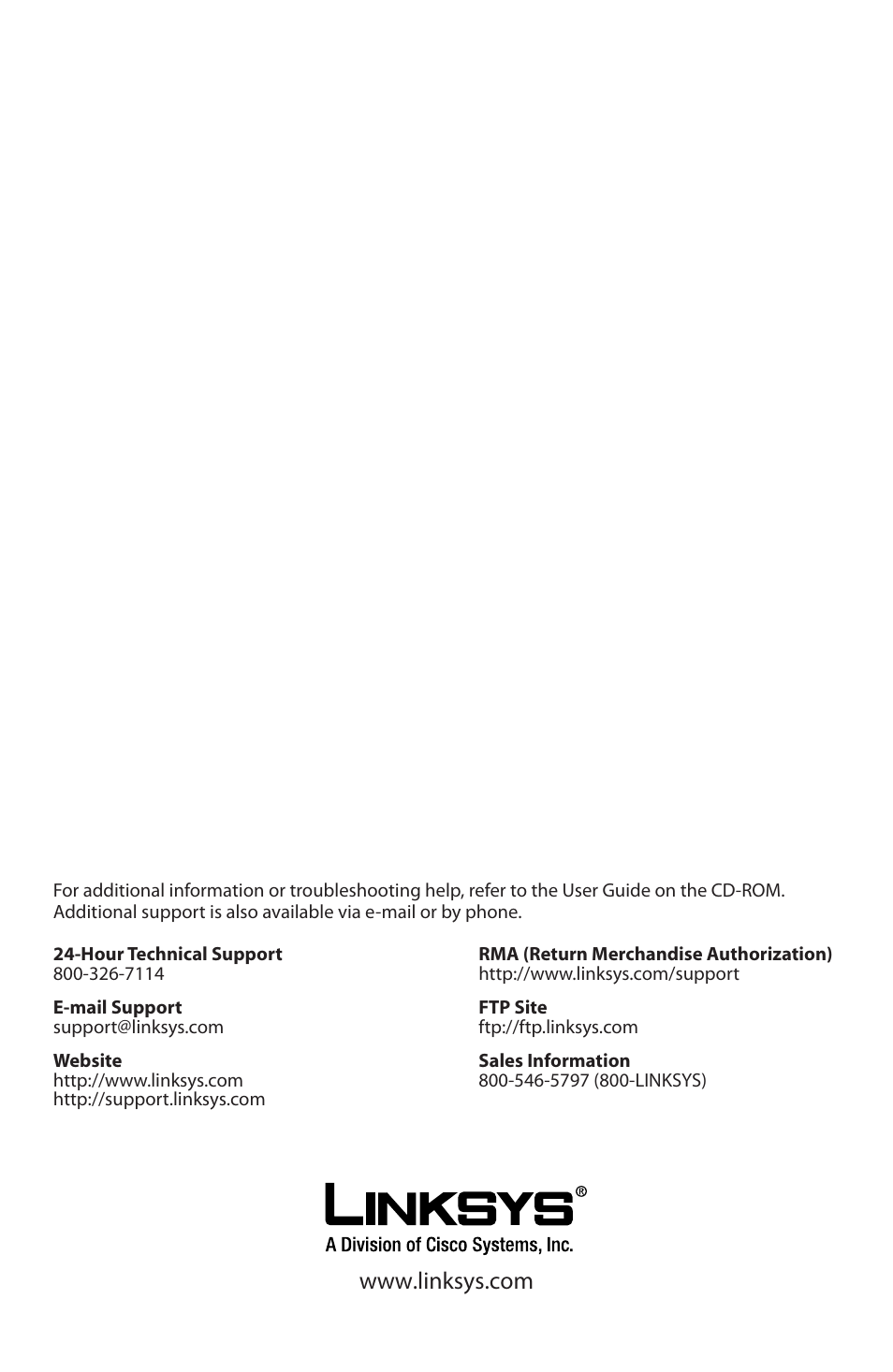 Linksys PVC2300 User Manual | Page 16 / 16