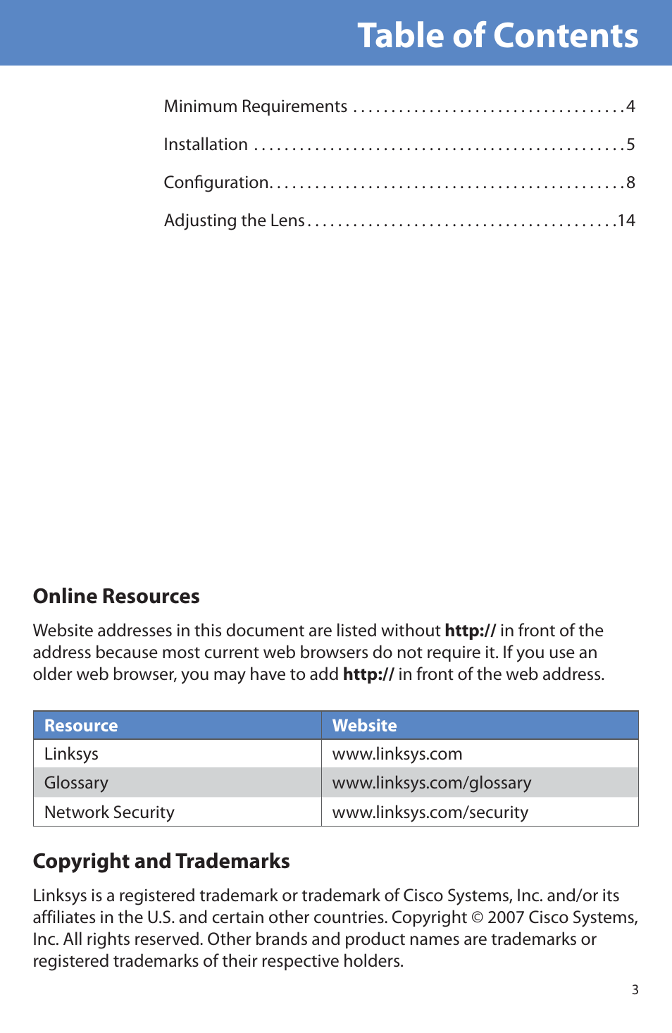Linksys PVC2300 User Manual | Page 3 / 16