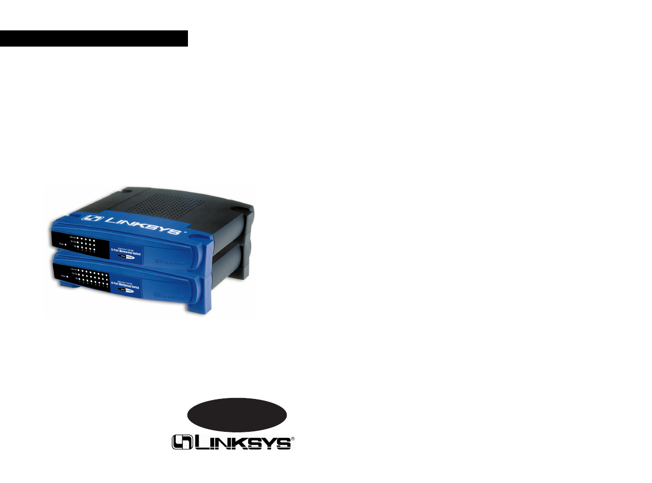 Linksys AUTOSENSING WORKGROUP SWITCH EZXS55W User Manual | 10 pages