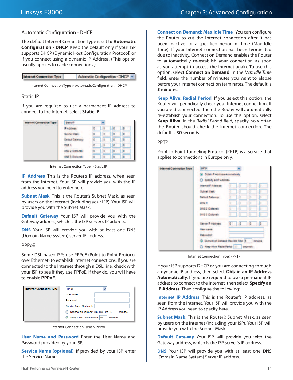 Linksys E3000 User Manual | Page 17 / 80