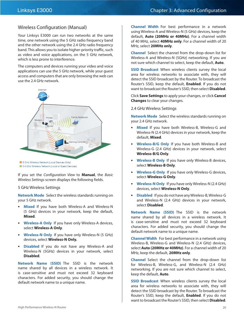 Linksys E3000 User Manual | Page 23 / 80