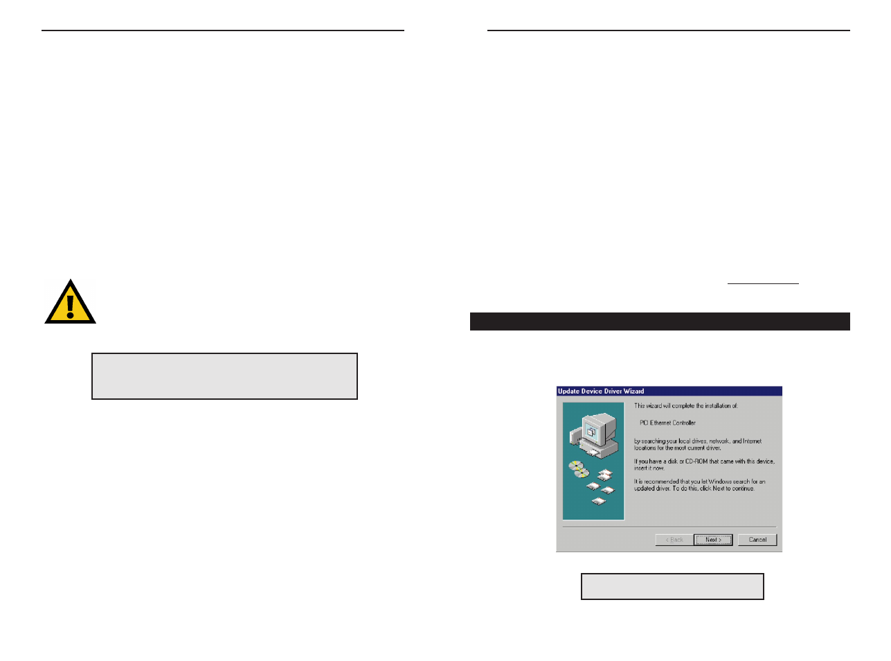 Windows 95 driver setup | Linksys HPN100 User Manual | Page 11 / 33
