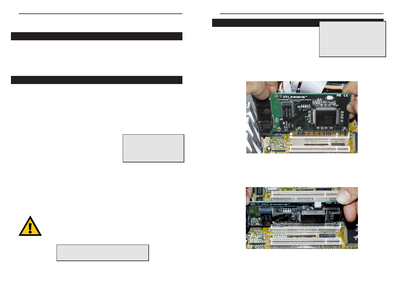 Installing your homelink card | Linksys HPN100 User Manual | Page 6 / 33