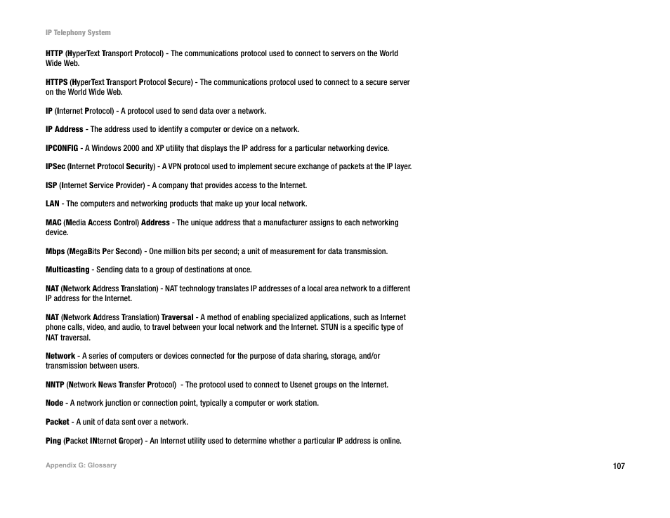 Linksys SPA9000 User Manual | Page 114 / 128