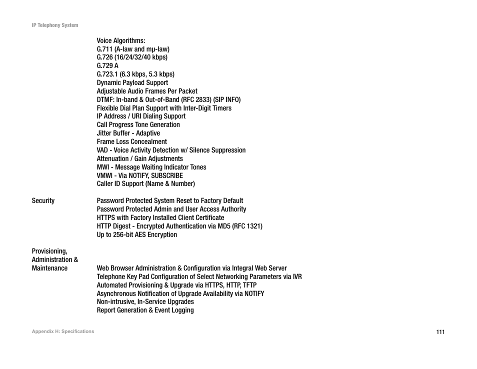 Linksys SPA9000 User Manual | Page 118 / 128