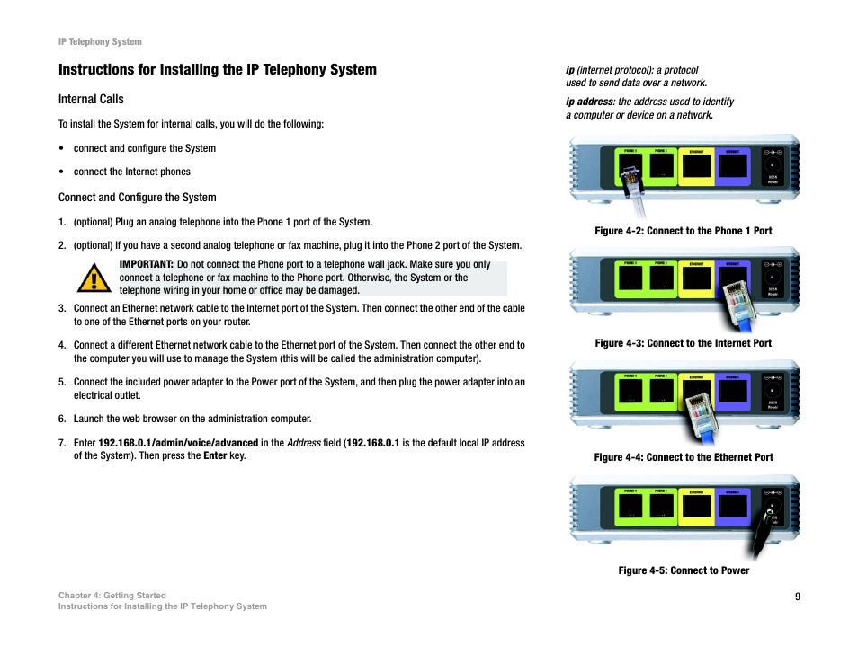 Linksys SPA9000 User Manual | Page 16 / 128